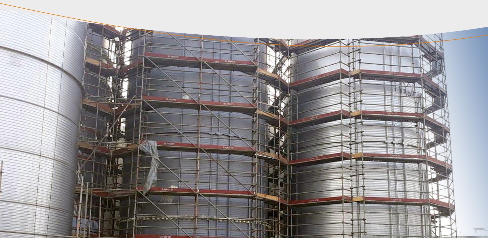 Banner Montagem Andaimes Industriais