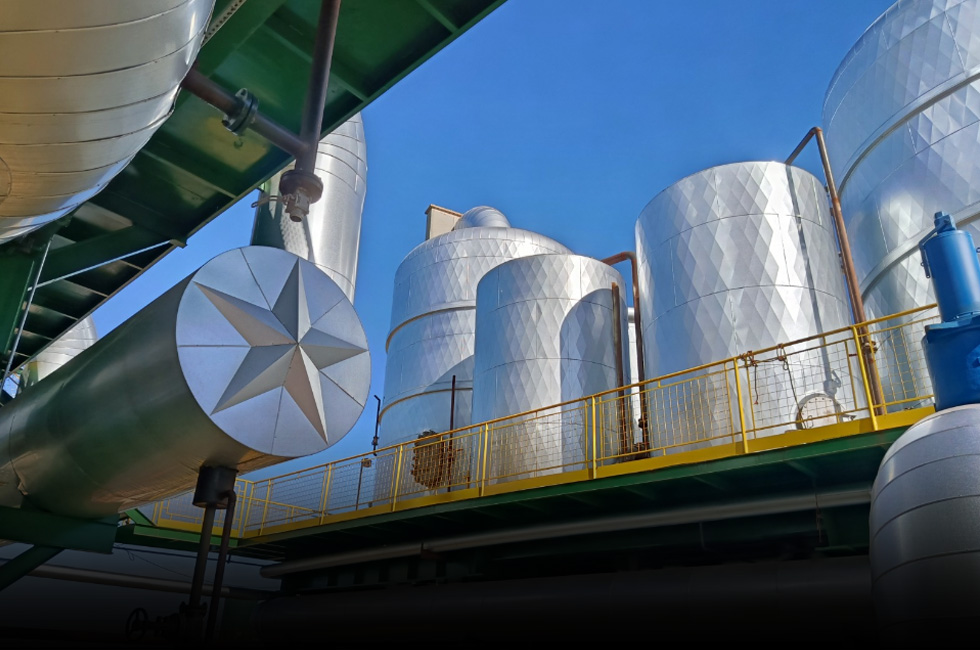 Foto Isolamento Térmico Quente Fábrica de Açúcar